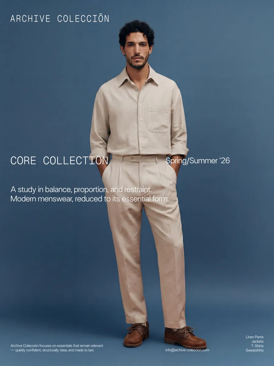 Archive Colección lookbook cover