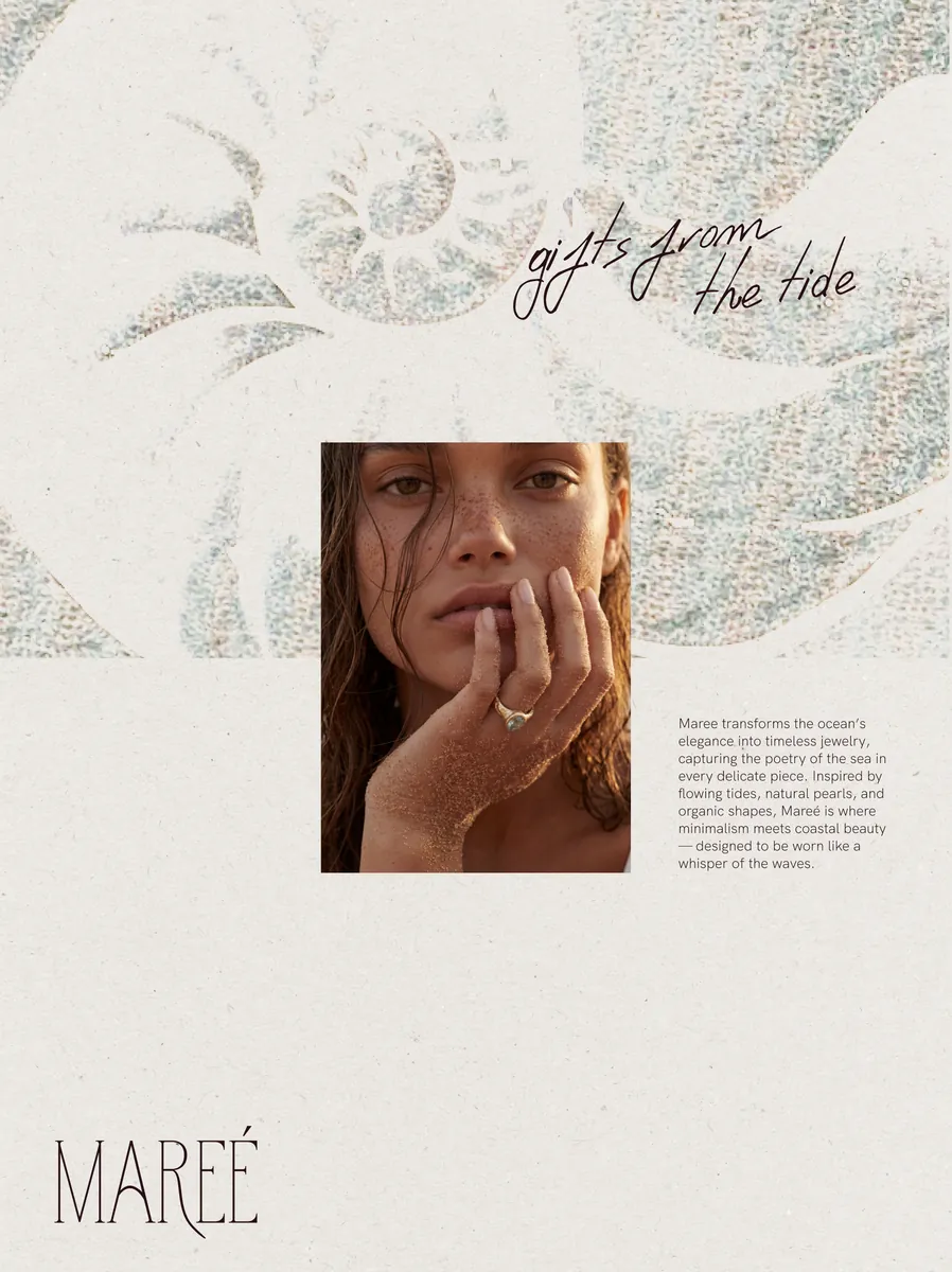 Mareé “gifts from the tide” layout
